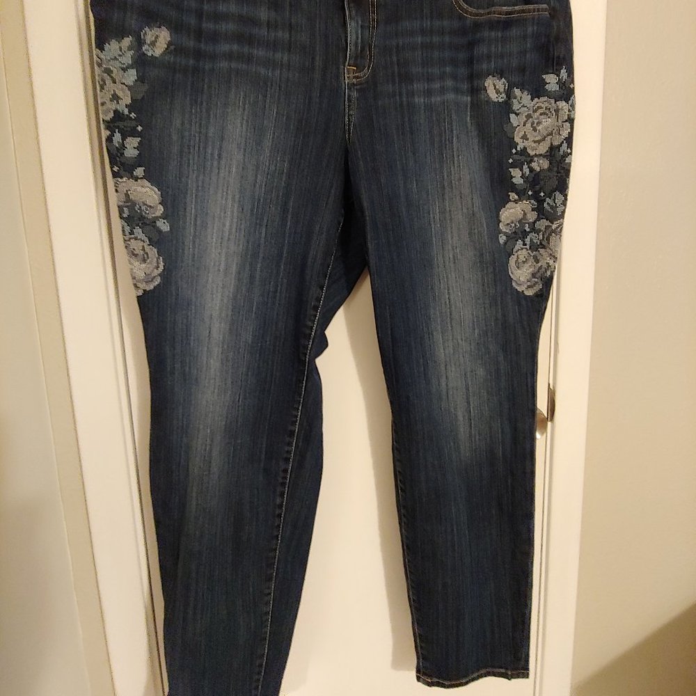 Cross stitch jeans